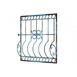 Кованая дутая решетка-52